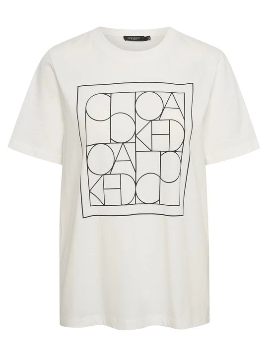 Zdjęcie produktu T-shirt z nadrukiem Soaked in Luxury biały
