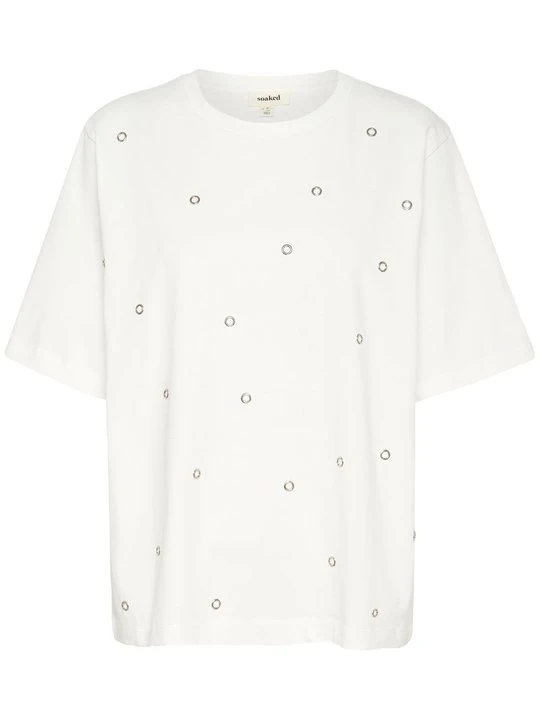 Zdjęcie produktu T-shirt z nadrukiem Soaked in Luxury biały