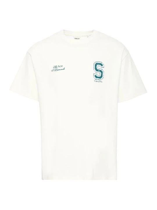 Zdjęcie produktu T-shirt z nadrukiem !solid biały
