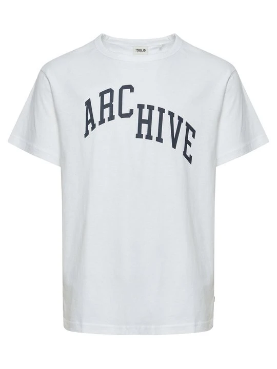 Zdjęcie produktu T-shirt z nadrukiem !solid biały
