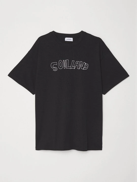 Zdjęcie produktu T-shirt z nadrukiem Soulland czarny