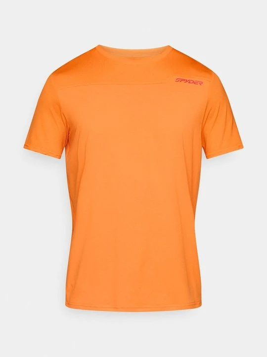 Zdjęcie produktu T-shirt z nadrukiem Spyder pomarańczowy