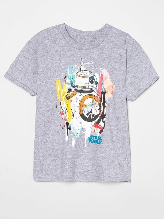 Zdjęcie produktu T-shirt z nadrukiem Star Wars szary