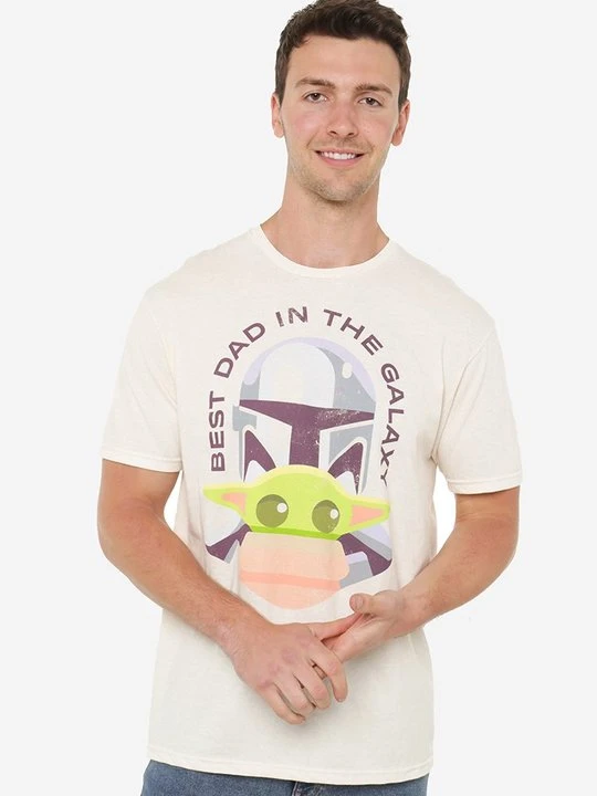 Zdjęcie produktu T-shirt z nadrukiem Star Wars beżowy