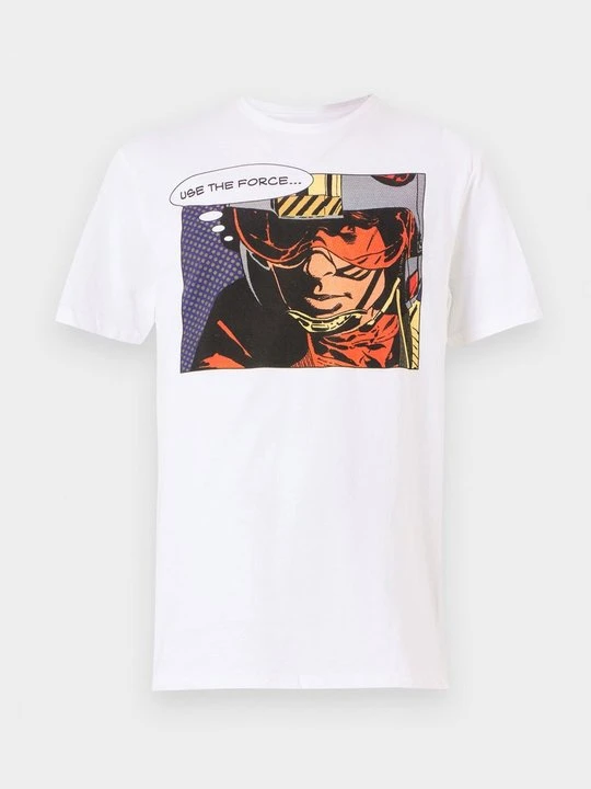 Zdjęcie produktu T-shirt z nadrukiem Star Wars biały
