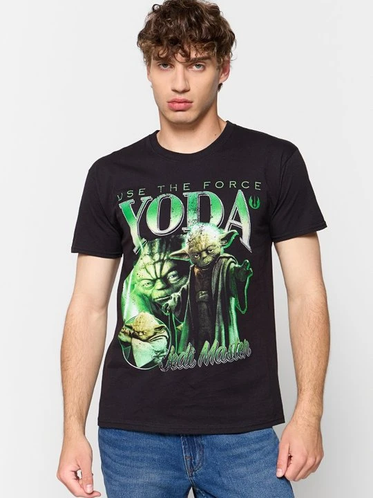 Zdjęcie produktu T-shirt z nadrukiem Star Wars czarny
