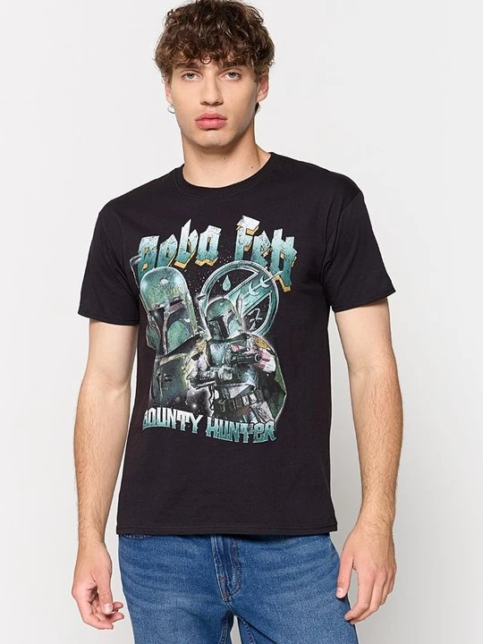 Zdjęcie produktu T-shirt z nadrukiem Star Wars czarny