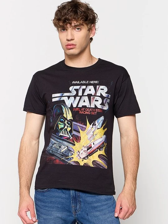 Zdjęcie produktu T-shirt z nadrukiem Star Wars czarny