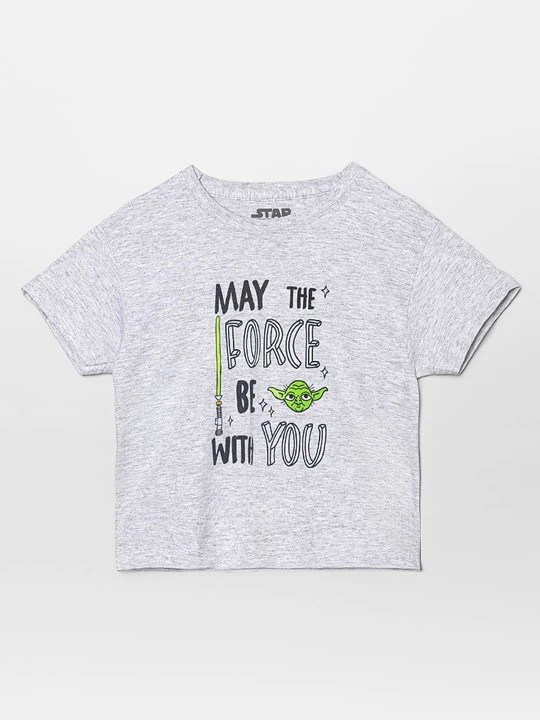 Zdjęcie produktu T-shirt z nadrukiem Star Wars szary