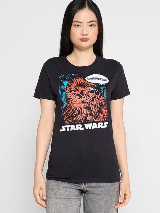 Zdjęcie produktu T-shirt z nadrukiem Star Wars czarny