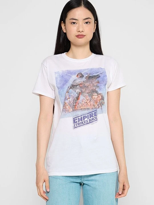 Zdjęcie produktu T-shirt z nadrukiem Star Wars biały