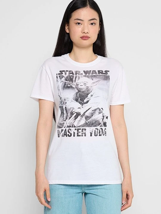 Zdjęcie produktu T-shirt z nadrukiem Star Wars biały