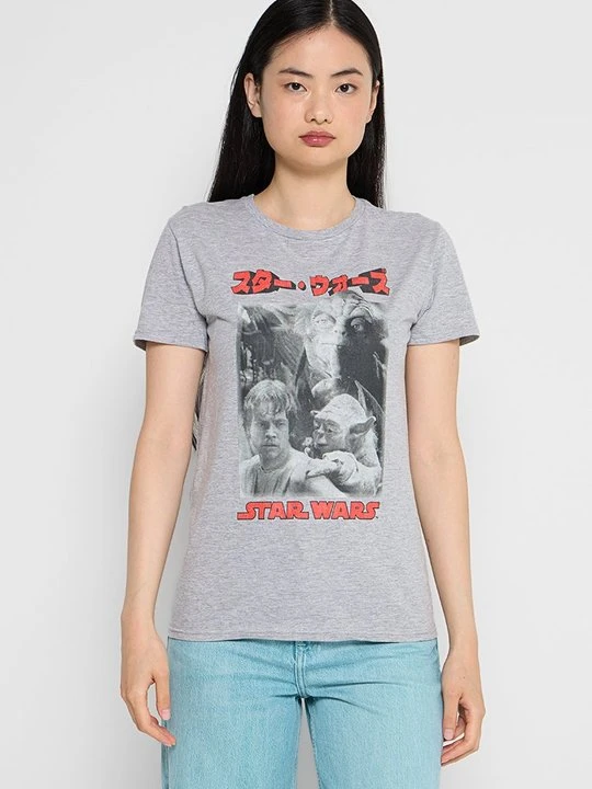 Zdjęcie produktu T-shirt z nadrukiem Star Wars szary