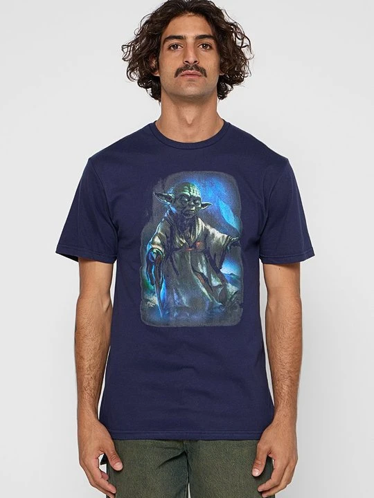 Zdjęcie produktu T-shirt z nadrukiem Star Wars granatowy