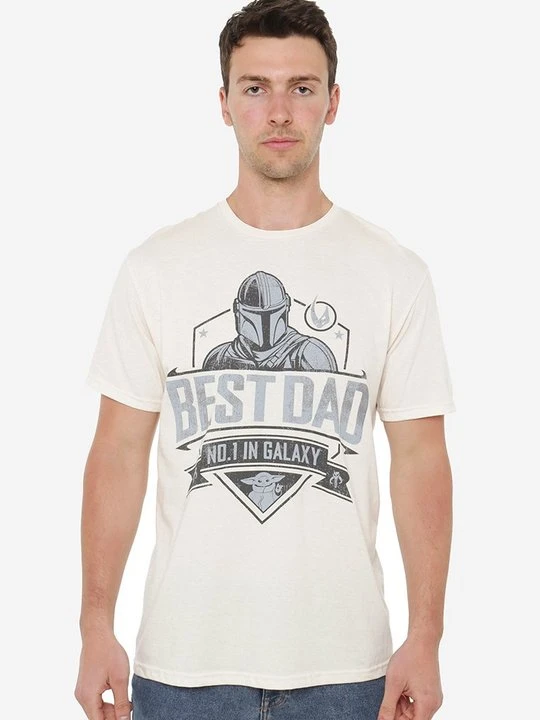 Zdjęcie produktu T-shirt z nadrukiem Star Wars beżowy