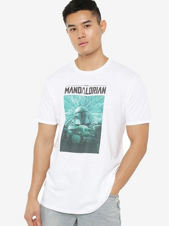 Zdjęcie produktu T-shirt z nadrukiem Star Wars biały