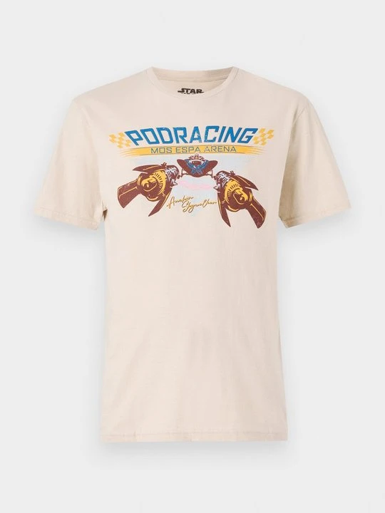 Zdjęcie produktu T-shirt z nadrukiem Star Wars piaskowy