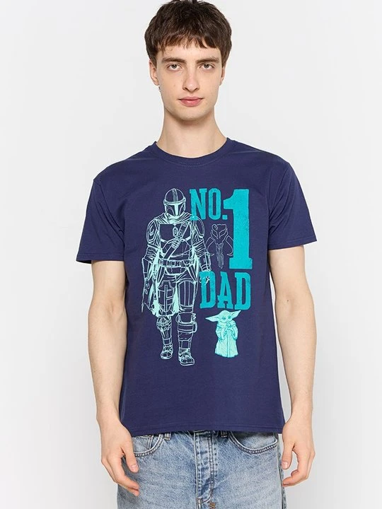 Zdjęcie produktu T-shirt z nadrukiem Star Wars granatowy
