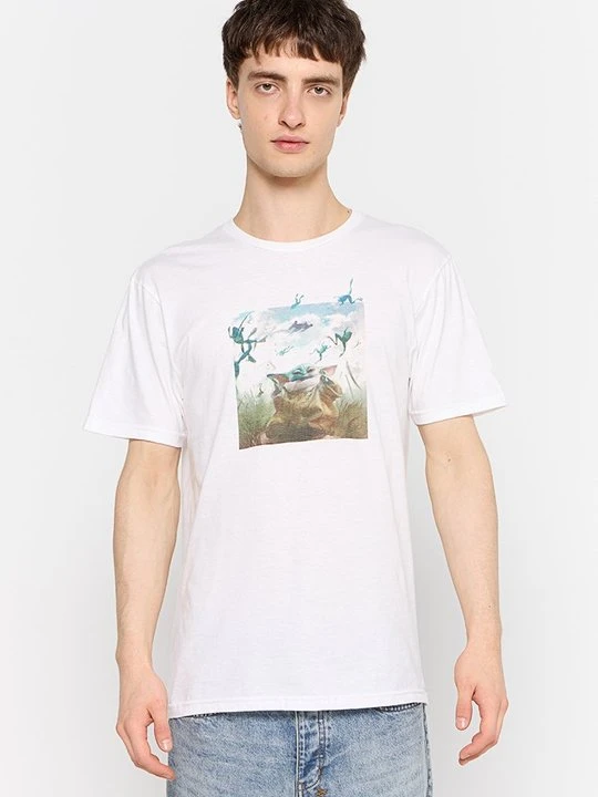 Zdjęcie produktu T-shirt z nadrukiem Star Wars biały