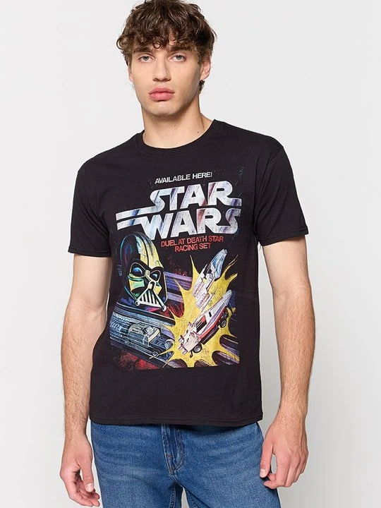 Zdjęcie produktu T-shirt z nadrukiem Star Wars czarny