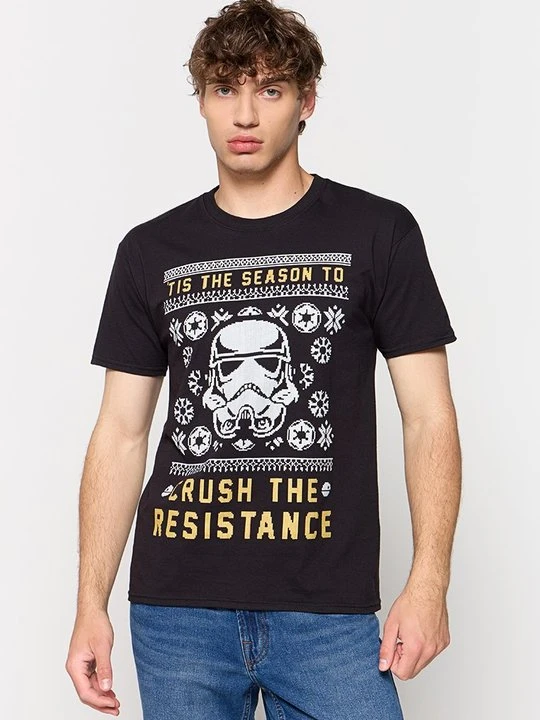 Zdjęcie produktu T-shirt z nadrukiem Star Wars czarny