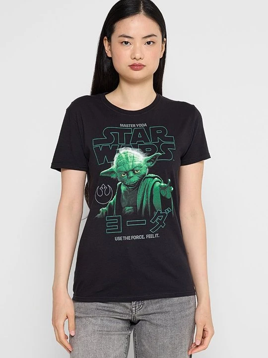 Zdjęcie produktu T-shirt z nadrukiem Star Wars czarny