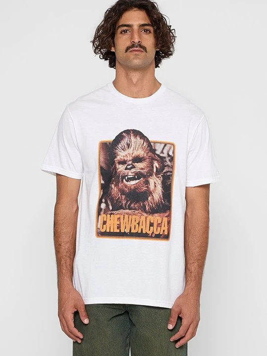 Zdjęcie produktu T-shirt z nadrukiem Star Wars biały