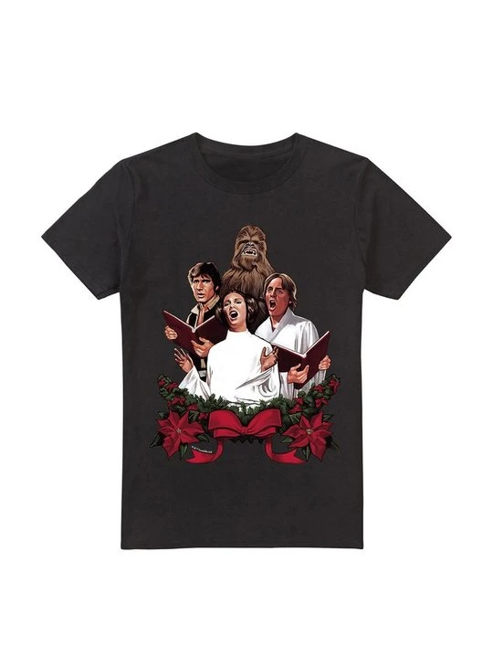 Zdjęcie produktu T-shirt z nadrukiem Star Wars czarny