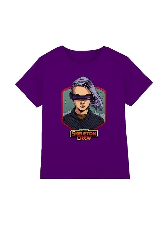 Zdjęcie produktu T-shirt z nadrukiem Star Wars fioletowy