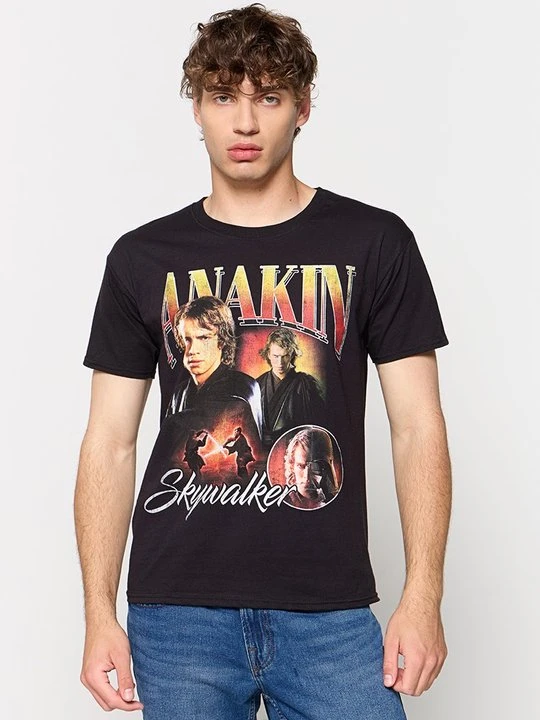 Zdjęcie produktu T-shirt z nadrukiem Star Wars czarny