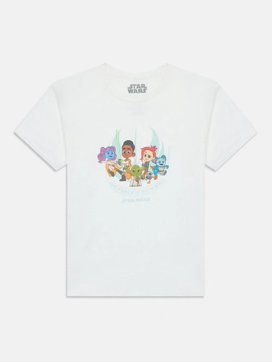 Zdjęcie produktu T-shirt z nadrukiem Star Wars biały