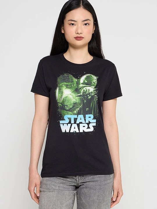 Zdjęcie produktu T-shirt z nadrukiem Star Wars czarny