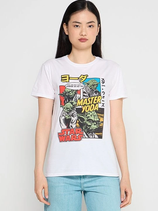 Zdjęcie produktu T-shirt z nadrukiem Star Wars biały