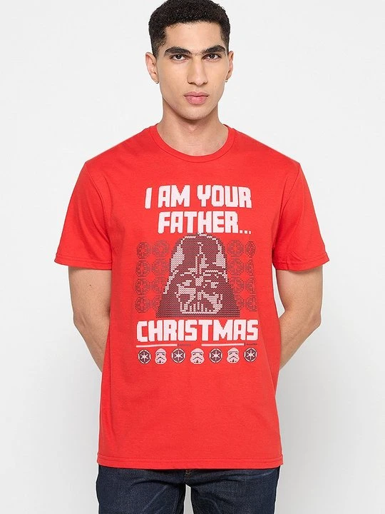 Zdjęcie produktu T-shirt z nadrukiem Star Wars czerwony