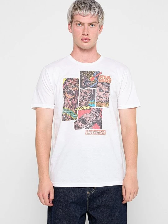 Zdjęcie produktu T-shirt z nadrukiem Star Wars biały