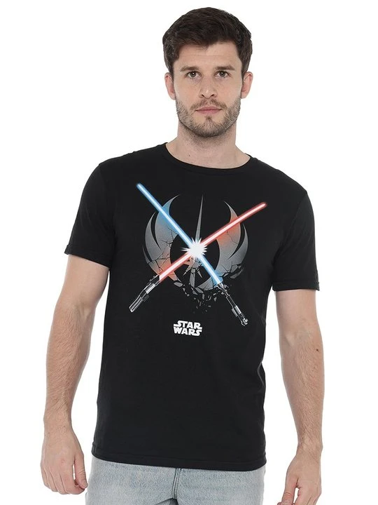 Zdjęcie produktu T-shirt z nadrukiem Star Wars czarny
