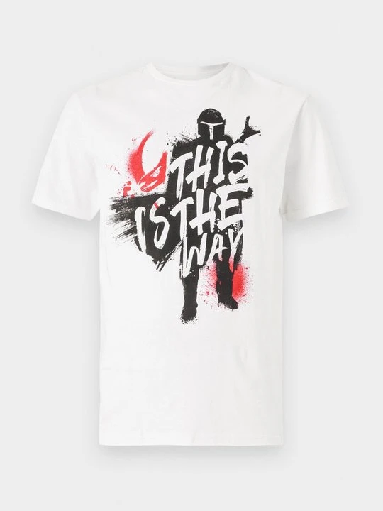 Zdjęcie produktu T-shirt z nadrukiem Star Wars biały