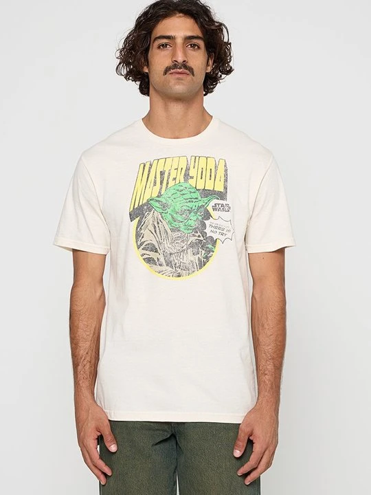 Zdjęcie produktu T-shirt z nadrukiem Star Wars beżowy