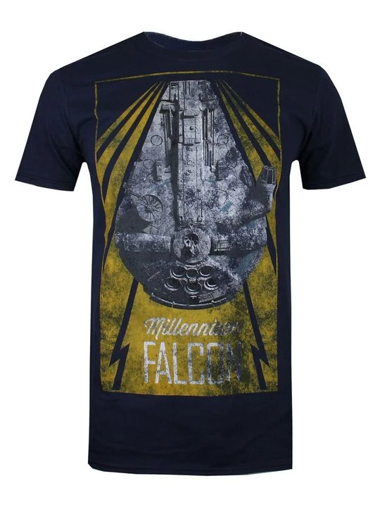 Zdjęcie produktu T-shirt z nadrukiem Star Wars granatowy