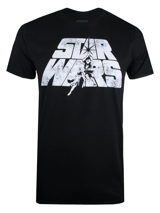 Zdjęcie produktu T-shirt z nadrukiem Star Wars czarny