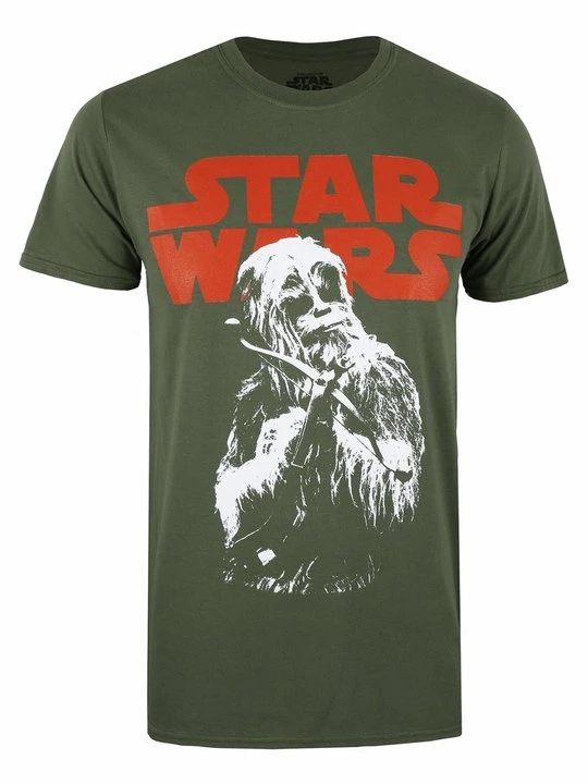 Zdjęcie produktu T-shirt z nadrukiem Star Wars khaki