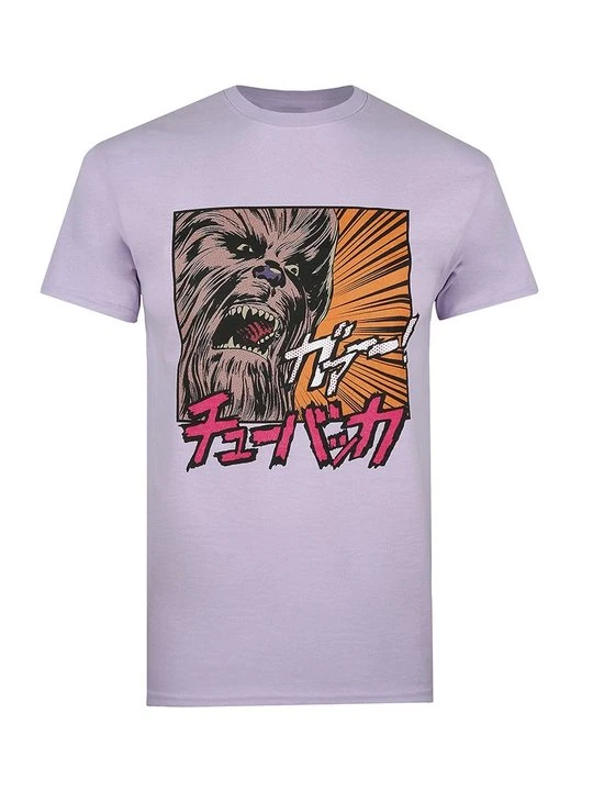 Zdjęcie produktu T-shirt z nadrukiem Star Wars liliowy