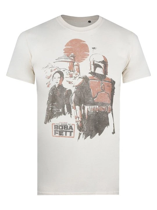 Zdjęcie produktu T-shirt z nadrukiem Star Wars mleczny