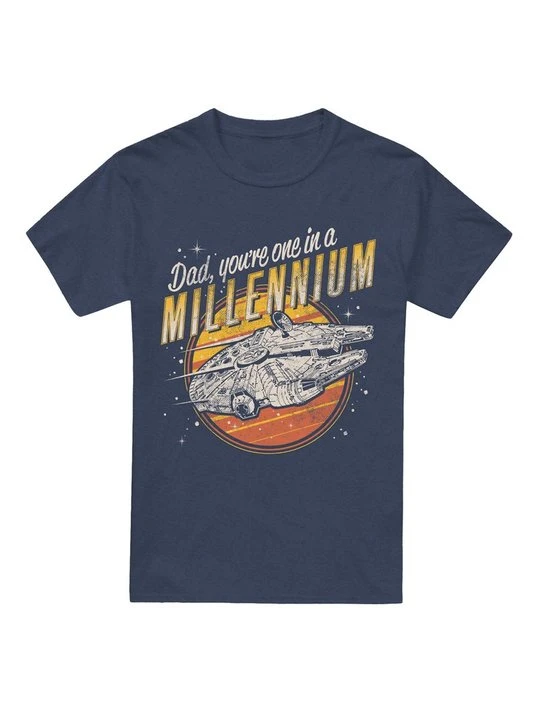 Zdjęcie produktu T-shirt z nadrukiem Star Wars granatowy