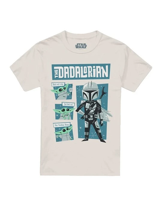 Zdjęcie produktu T-shirt z nadrukiem Star Wars mleczny