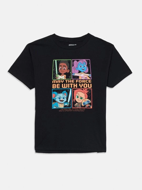 Zdjęcie produktu T-shirt z nadrukiem Star Wars czarny