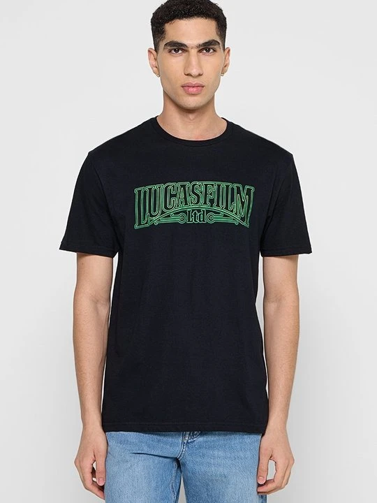Zdjęcie produktu T-shirt z nadrukiem Star Wars czarny