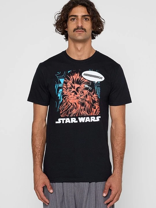 Zdjęcie produktu T-shirt z nadrukiem Star Wars czarny