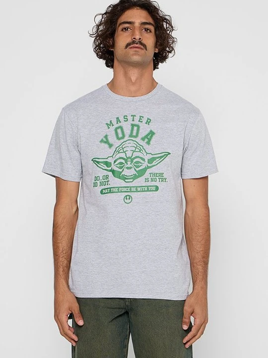 Zdjęcie produktu T-shirt z nadrukiem Star Wars szary