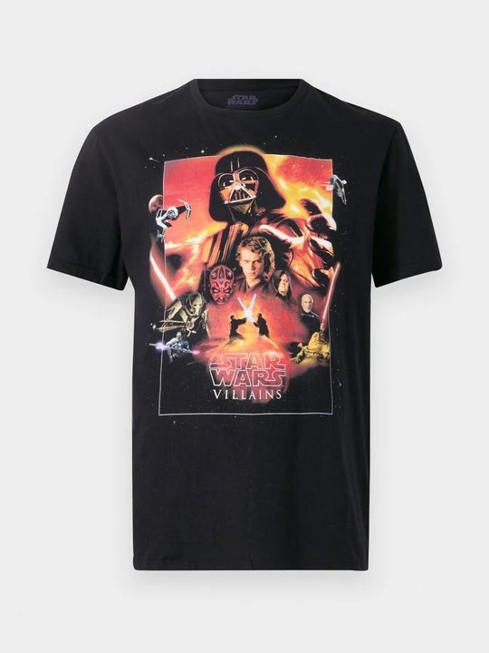 Zdjęcie produktu T-shirt z nadrukiem Star Wars czarny